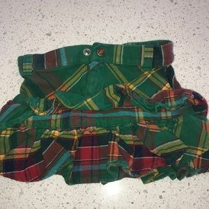 Ralph Lauren Plaid Flannel Mini Skirt 3T